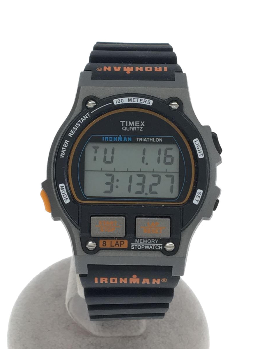 【中古】TIMEX◆クォーツ腕時計/デジ