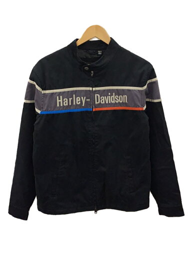 【中古】HARLEY DAVIDSON◆ジャケット/M/コットン/BLK/無地/97416-22VM【メンズウェア】 【中古】HARLEY DAVIDSON◆ジャケット/M/コットン/BLK/無地/97416-22VM【メンズウェア】