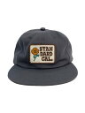 【中古】STANDARD CALIFORNIA◆SD POPPY LOGO PATCH TWILL CAP/キャップ/FREE/コットン/GRY/メンズ【服飾雑...
