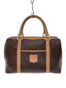 【中古】CELINE◆ボストンバッグ/レザー/BRW/総柄/M13【バッグ】