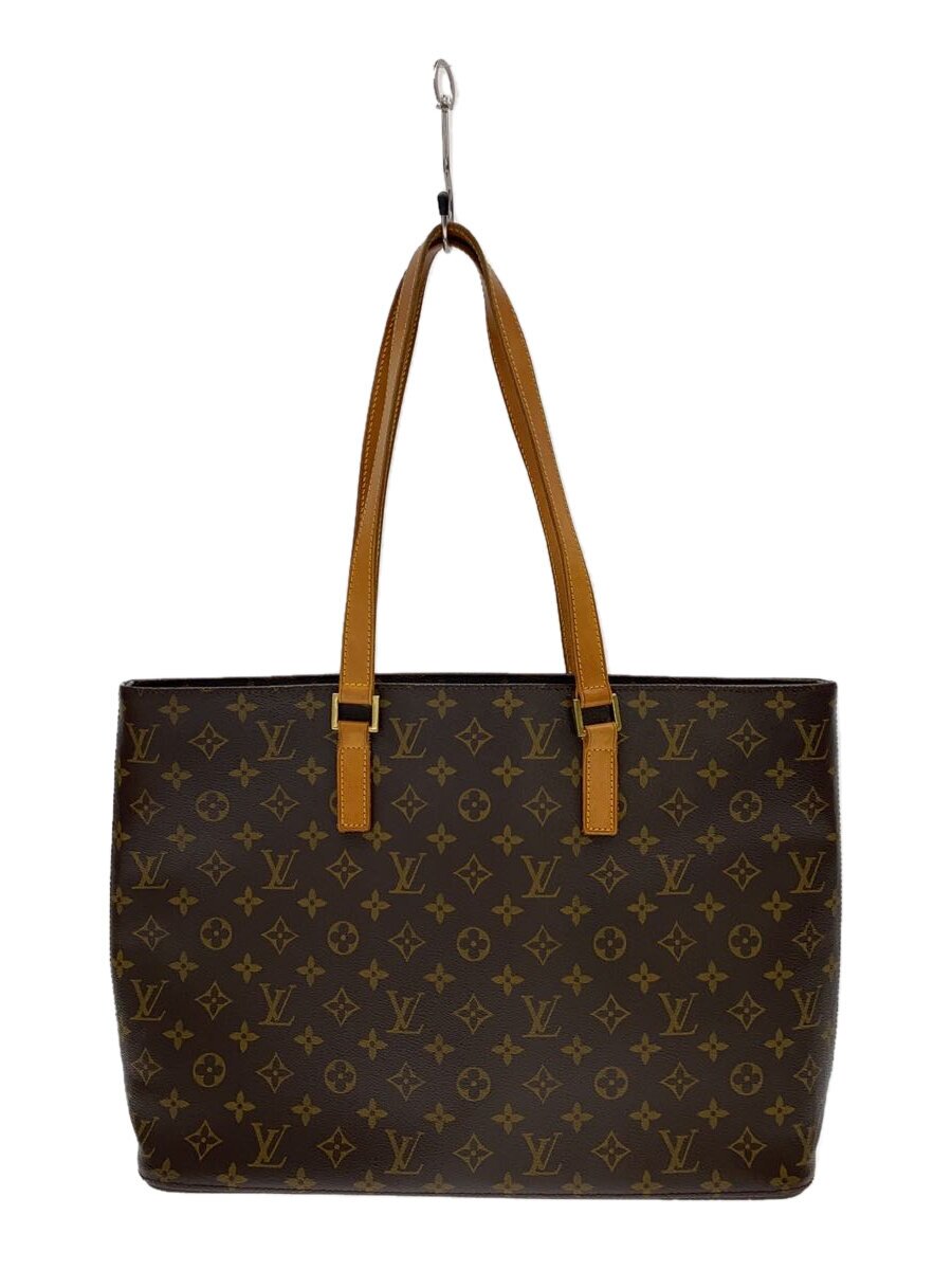 【中古】LOUIS VUITTON◆ルコ_モノグラム・キャンバス_BRW/PVC/BRW【バッグ】