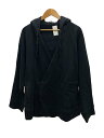 【中古】UNDERCOVER◆20AW/度詰裏毛キモノジップパーカー/2/コットン/BLK/UCZ4802【メンズウェア】(4)