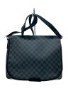 【中古】LOUIS VUITTON◆ダニエルMM_ダミエ グラフィット_BLK/PVC/BLK/ギンガムCK【バッグ】