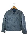 【中古】LOUIS VUITTON◆Gジャン/44/コットン/NVY/モノグラム//【メンズウェア】
