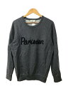 【中古】MAISON KITSUNE’◆スウェット/--/コットン/GRY/メゾンキツネ/グレー/トレーナー【レディースウェア】