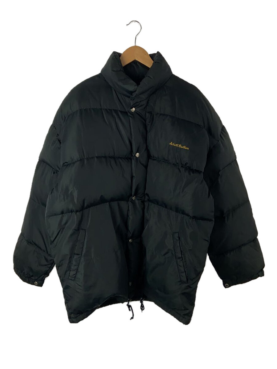 【中古】Schott◆ダウンジャケット/XL/ナイロン/BLK【メンズウェア】