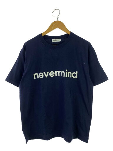 【中古】CABARET POVAL◆NEVERMIND/Tシャツ/L/コットン/NVY//【メンズウェア】 【中古】CABARET POVAL◆NEVERMIND/Tシャツ/L/コットン/NVY//【メンズウェア】