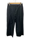 【中古】TOMORROWLAND collection◆コットンギャバジン タックワイドパンツ/38/コットン/NVY/13-04-42-043【レディースウェ...
