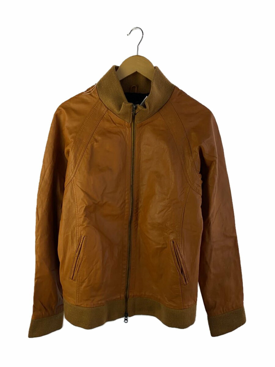 【中古】Liugoo Leathers◆レザージャケット・ブルゾン/L/羊革/CML【メンズウェア】