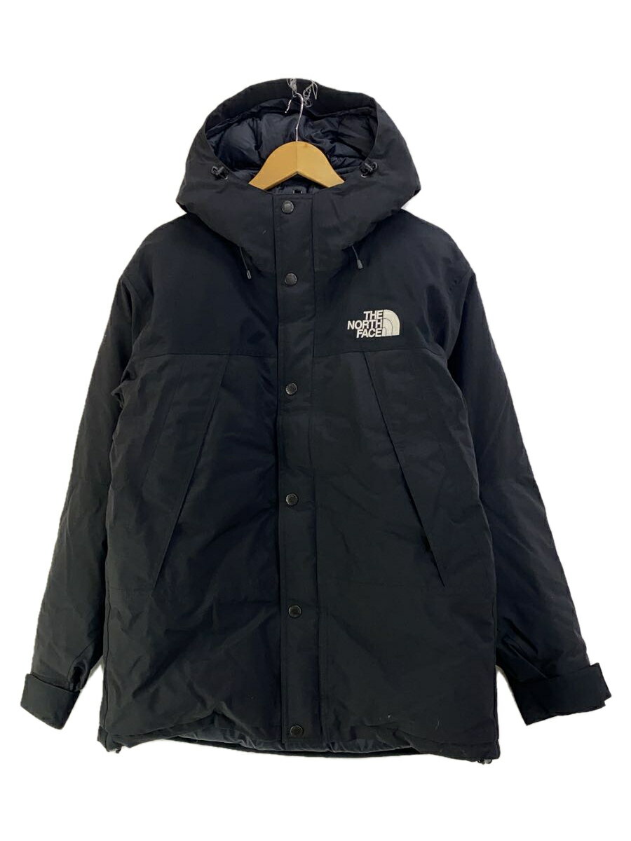 THE NORTH FACE◆MOUNTAIN DOWN JACKET_マウンテンダウンジャケット/L/ナイロン/BLK