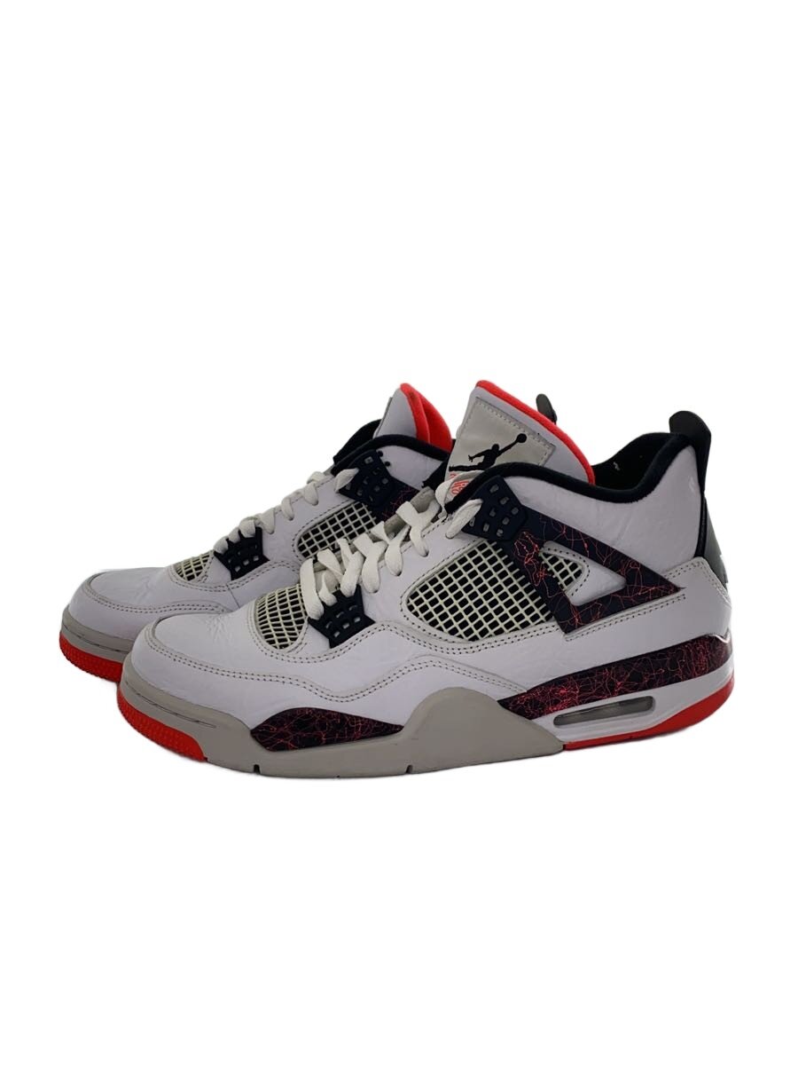 NIKE◆AIR JORDAN 4 RETRO/エアジョーダンレトロ/ホワイト/308497-116/28cm/WHT/? NULL ?//