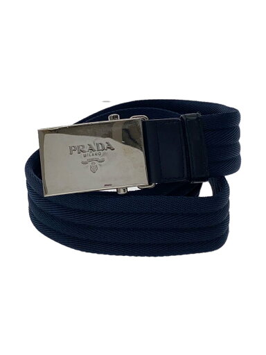 【中古】PRADA◆ベルト/コットン/NVY/メンズ//【服飾雑貨他】 【中古】PRADA◆ベルト/コットン/NVY/メンズ//【服飾雑貨他】