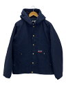 【中古】STUSSY◆ジャケット/M/コットン/NVY【メンズウ