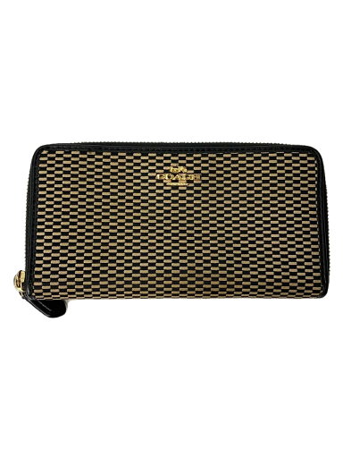 【中古】COACH◆長財布/キャンバス/CML/レディース/F13677【服飾雑貨他】 【中古】COACH◆長財布/キャンバス/CML/レディース/F13677【服飾雑貨他】
