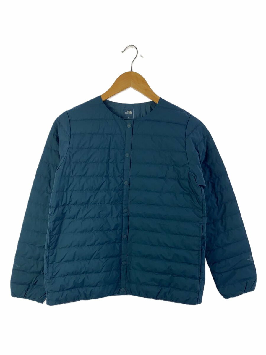 【中古】THE NORTH FACE◆WS ZEPHER SHELL CD_ウインドストッパーゼファーシェルカーディガン/L/ナイロン/GRN【レディースウェア】