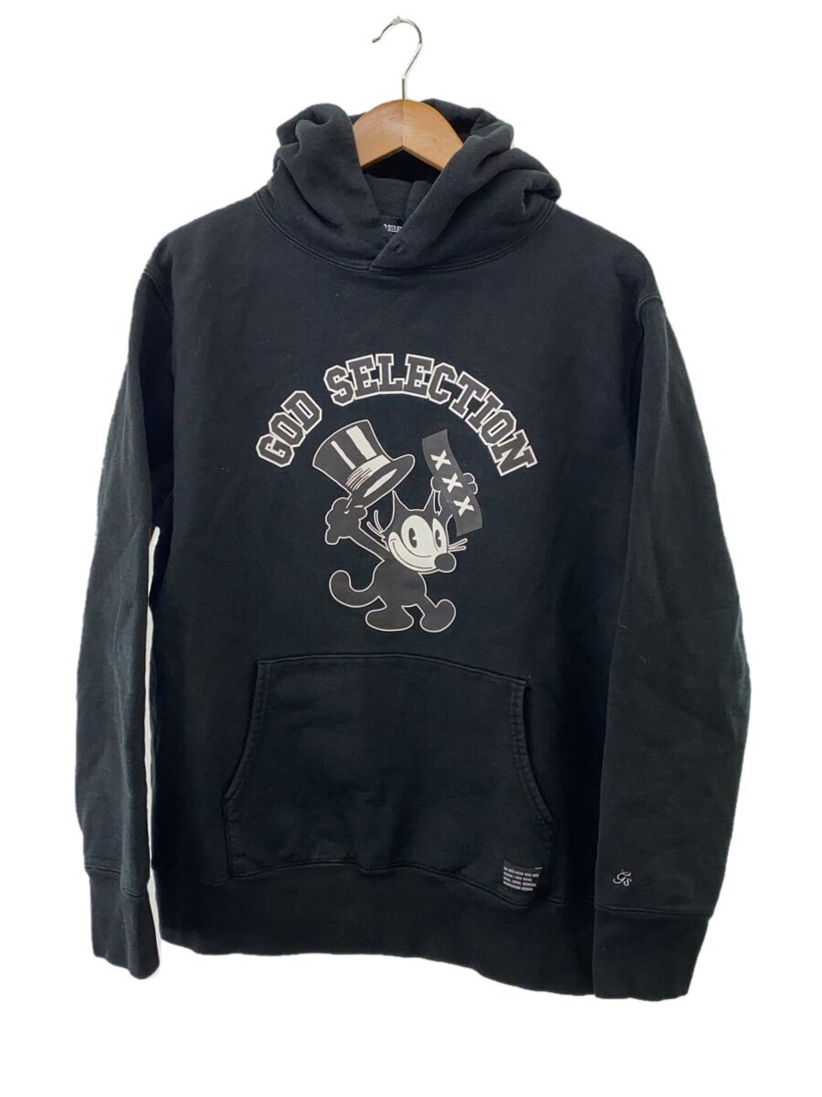 【中古】GOD SELECTION XXX◆パーカー/XL/コットン/BLK【メンズウェア】