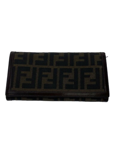 【中古】FENDI◆長財布/キャンバス/BRW/総柄/メンズ/ズッカ【服飾雑貨他】 【中古】FENDI◆長財布/キャンバス/BRW/総柄/メンズ/ズッカ【服飾雑貨他】