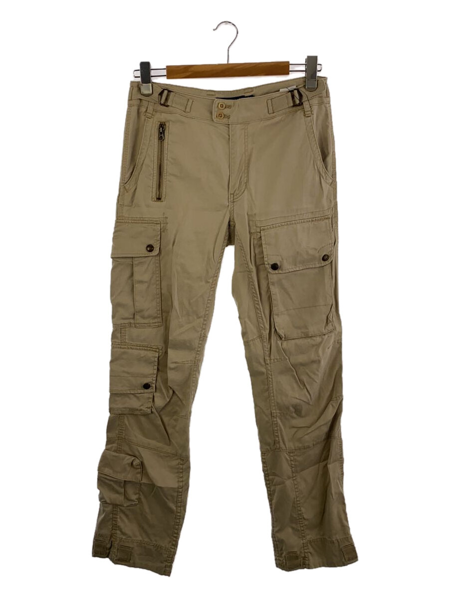 【中古】RALPH LAUREN◆カーゴパンツ/S/--/BEG【メンズウェア】