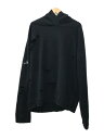 【中古】QALB◆パーカー/FREE/コットン/BLK/HD015【メンズウェア】