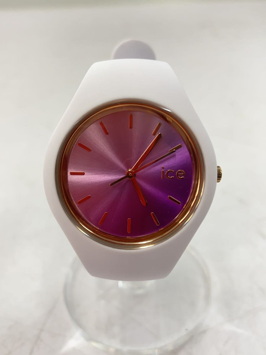 【中古】ice watch◆クォーツ腕時計/アナログ/PUP【服飾雑貨他】