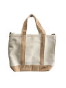 【中古】L.L.Bean◆トートバッグ/キャンバス/BEG/無地【バッグ】