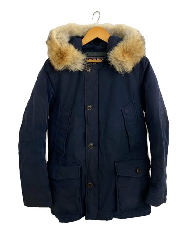【中古】Woolrich◆ARCTIC PARKA/ダウンジャケット/M/ポリエステル/NVY/1302053【メンズウェア】 【中古】Woolrich◆ARCTIC PARKA/ダウンジャケット/M/ポリエステル/NVY/1302053【メンズウェア】