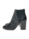 【中古】FABIO RUSCONI◆サイドゴアブーツ/38/BLK/レザー【シューズ】(4)