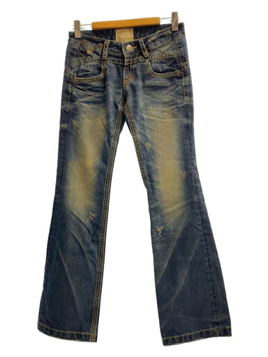 【中古】LOLITA JEANS◆ストレートパンツ/フレア/ダメージジーンズ/Y2K/29/コットン/IDG【メンズウェア】 【中古】LOLITA JEANS◆ストレートパンツ/フレア/ダメージジーンズ/Y2K/29/コットン/IDG【メンズウェア】