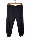 【中古】AAPE BY A BATHING APE◆AAPE SWEAT PANTS/ボトム/M/コットン/BLK/AAPPTMA640XXL【メンズウェア】