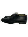 【中古】GIORGIO ARMANI◆ドレスシューズ/UK8/BLK/レザー/90s【シューズ】(4)