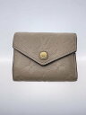 【中古】LOUIS VUITTON◆ポルト・フォイユ・ゾエ_モノグラム・アンプラント_GRY/--/BRW/レディース【服飾雑貨他】(4)