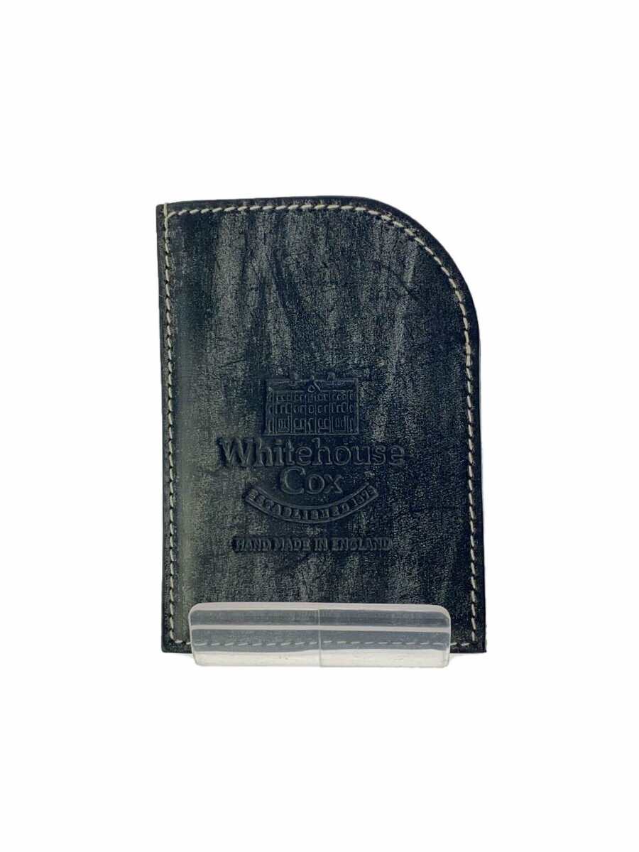 【中古】White house Cox◆カードケース/レザー/BLK/無地/メンズ//【服飾雑貨他】