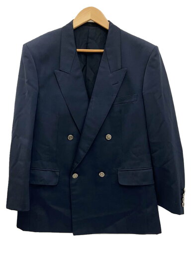 【中古】Christian Dior MONSIEUR◆テーラードジャケット/--/ウール/NVY/無地/d2112【メンズウェア】