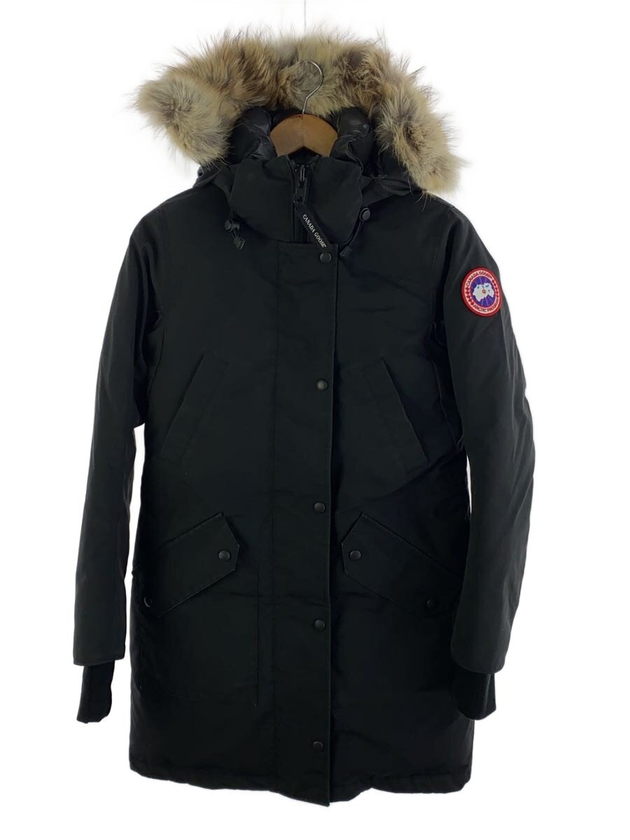 CANADA GOOSE◆ELLESMERE PARKA/XS/ポリエステル/BLK/無地/6555L