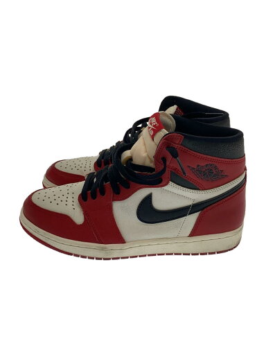 【中古】NIKE◆AIR JORDAN 1 RETRO HIGH OG_エアジョーダン 1 レトロ ハイ OG/27.5cm/RED【シューズ】 【中古】NIKE◆AIR JORDAN 1 RETRO HIGH OG_エアジョーダン 1 レトロ ハイ OG/27.5cm/RED【シューズ】