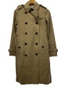 【中古】BURBERRY LONDON◆トレンチコート/36/コットン/BEG/無地/B1A89－100－51【レディースウェア】