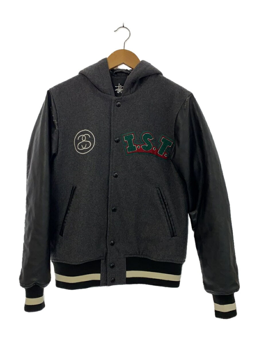 【中古】STUSSY◆ジャケット/S/ポリエ