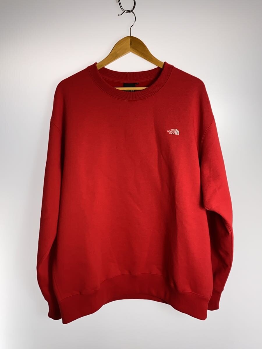 THE NORTH FACE◆SMALL LOGO HEATHER SWEAT CREW_スモールロゴヘザースウェットクルー/XXL/ポリエステ