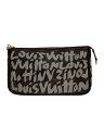 【中古】LOUIS VUITTON◆ポシェット・アクセソワール_モノグラム・グラフィティ_BRW/PVC/BRW【バッグ】