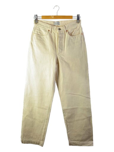 【中古】TANAKA◆ストレートパンツ/28/コットン/WHT【メンズウェア】 【中古】TANAKA◆ストレートパンツ/28/コットン/WHT【メンズウェア】