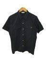 【中古】RADIALL◆半袖シャツ/M/コットン/BLK/rad-13ss-spot-sh00【メンズウェア】