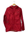 【中古】Timberland◆90s/シェルジャケット/ナイロンジャケット/S/ゴアテックス/RED/無地【メンズウェア】