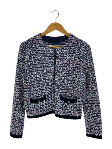 【中古】TO BE CHIC◆ジャケット/40/コットン/マルチカラー/総柄/W5E11-393-36//【レディースウェア】 【中古】TO BE CHIC◆ジャケット/40/コットン/マルチカラー/総柄/W5E11-393-36//【レディースウェア】