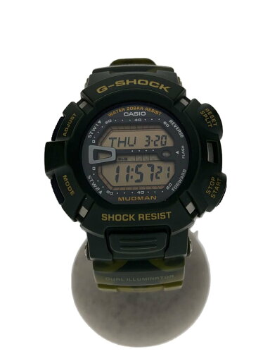 【中古】CASIO◆腕時計/デジタル/ラバー/CML/GRN/プラスチック/g-9000MC-3JF【服飾雑貨他】 【中古】CASIO◆腕時計/デジタル/ラバー/CML/GRN/プラスチック/g-9000MC-3JF【服飾雑貨他】
