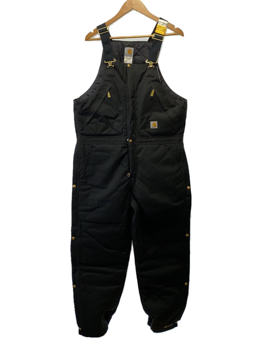 【中古】Carhartt◆Carhartt/オーバーオール/34/ナイロン/ブラック/R33【メンズウェア】