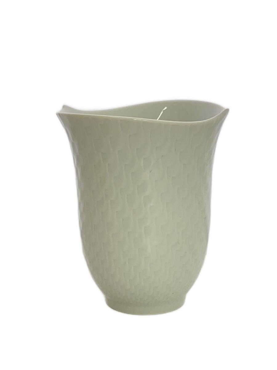 【中古】Meissen◆ホワイトタンブラー/波の戯れ/洋食器その他/WHT【キッチン用品】