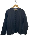 【中古】Vlas Blomme◆カーディガン(薄手)/FREE/リネン/BLK/13102013【レディースウェア】(4)