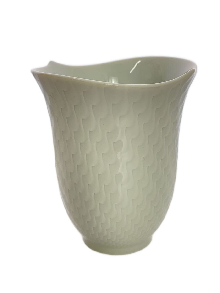 【中古】Meissen◆ホワイトタンブラー/波の戯れ/洋食器その他/WHT【キッチン用品】