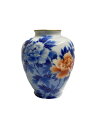 【中古】深川製磁◆壷・花瓶/WHT【インテリア小物・日用雑貨】