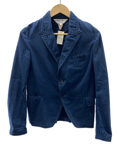 【中古】COMME des GARCONS COMME des GARCONS◆テーラードジャケット/S/コットン/BLU/無地/S10J007【レディースウェア】 【中古】COMME des GARCONS COMME des GARCONS◆テーラードジャケット/S/コットン/BLU/無地/S10J007【レディースウェア】
